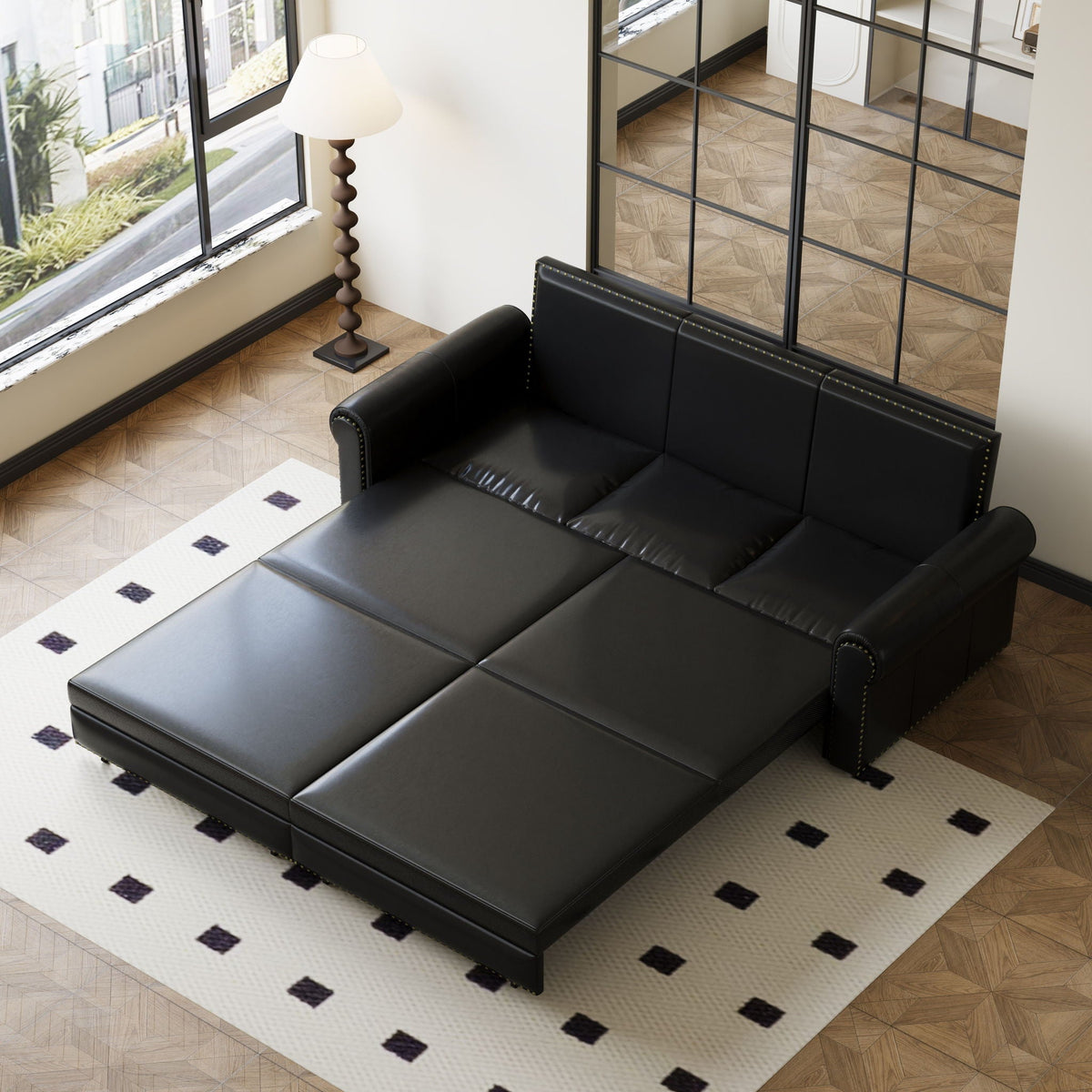 Chesterfield Sleeper Sofa with Pull Out Bed - Multiple Colors