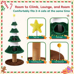 62" Cat Tree with Heavy Duty Base - Multi-Level Cat Furniture