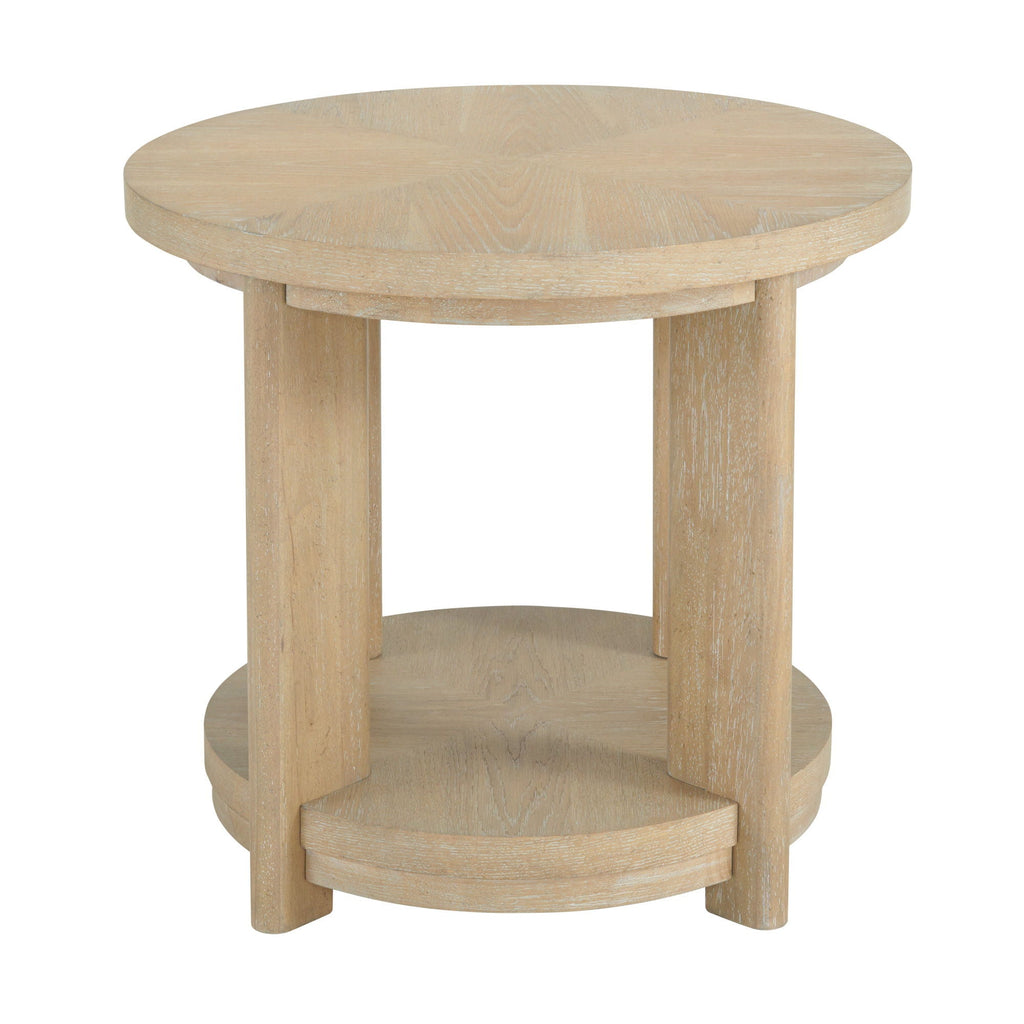 Light Brown Coffee Table with Solid Wood Construction - Light Brown