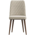 Mid-Century Modern Dining Chair Set of 2 with Upholstered Seat - Multiple Colors
