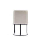 Serena Dining Chair with Geometric Metal Base - Available in Multiple Colors