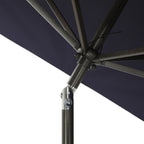Rectangular Patio Umbrella with Crank Tilt - UV-Resistant Canopy