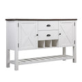 2 Drawer Server with Spacious Storage - Brown