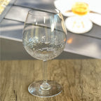 Tritan Unbreakable Wine Glass Set with Hammer Design – Clear, 22oz, BPA-Free