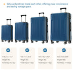 Hardshell 6-Piece Blue Luggage Set