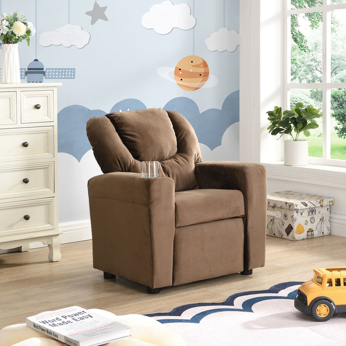 Kids Recliner Chair - Black