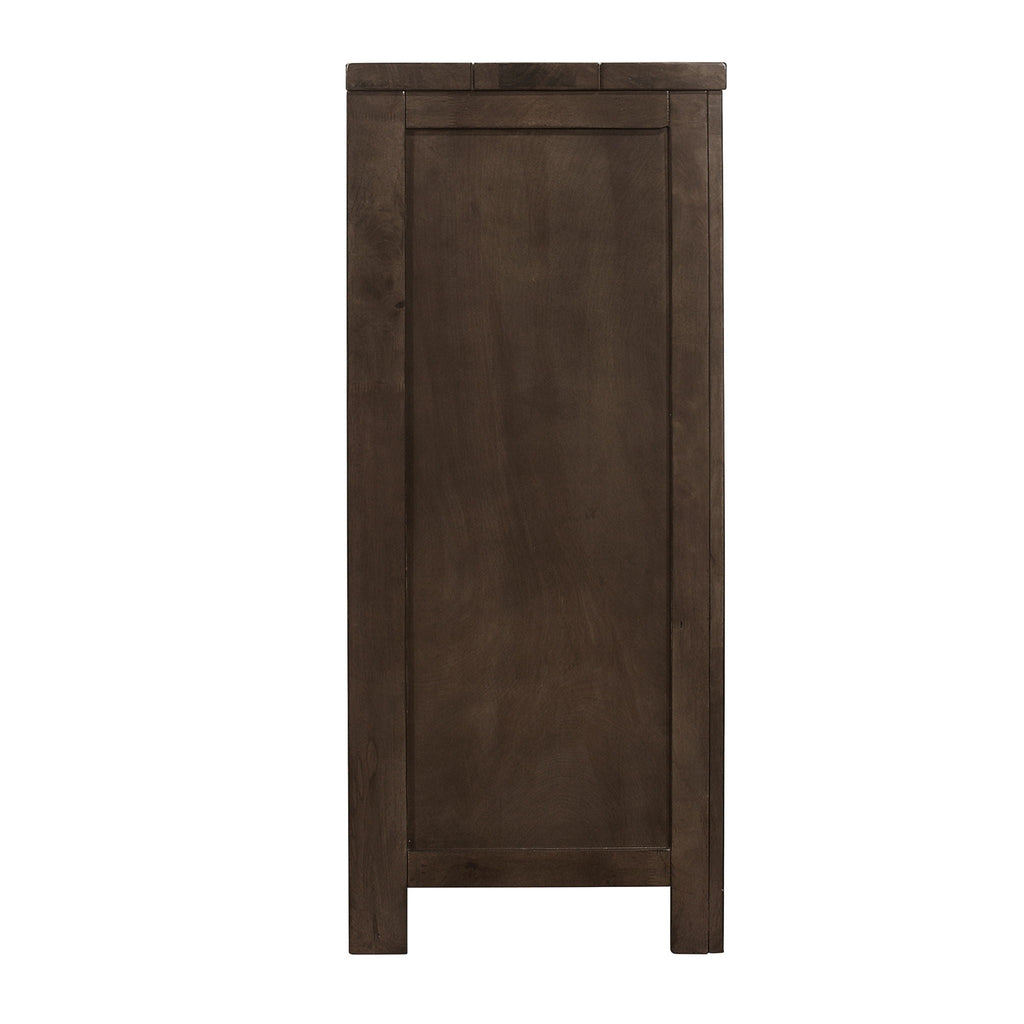 9 Drawer Dresser with Farmhouse Design - Brown