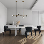 Conrad Dining Chair Set of 2 with Metal Frame - Multiple Colors