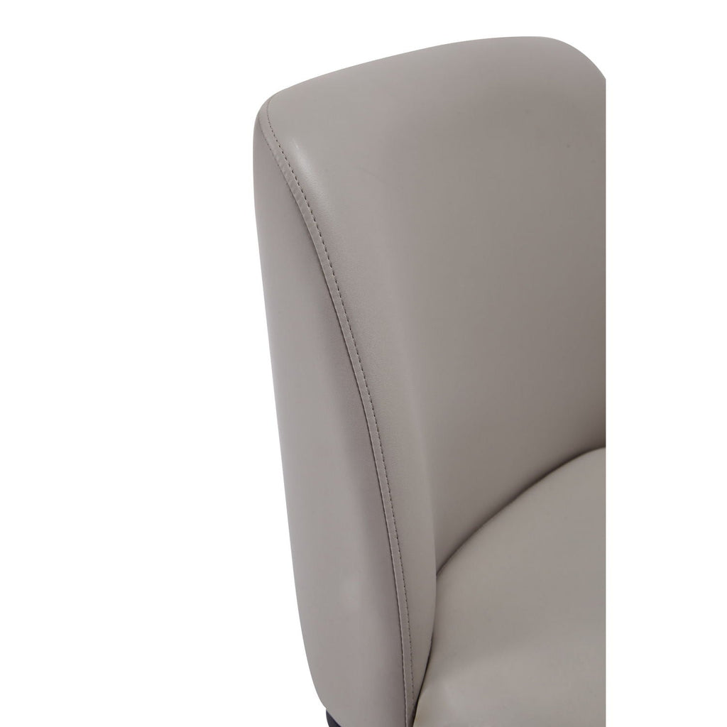 Serena Dining Chair with Geometric Metal Base - Available in Multiple Colors
