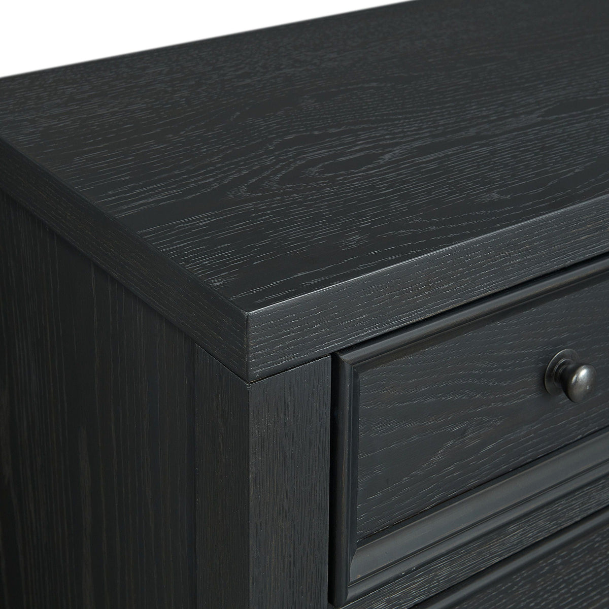 6 Drawer Chest with Smooth Slides - Black or White