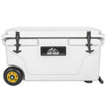 65 Quart Heavy-Duty Outdoor Cooler with 6-Day Ice Retention - White