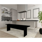 Nomad Dining Bench for 2 Persons with Sturdy Wood Construction - Multiple Colors