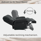 Modern Manual Rocker Recliner Chair