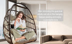 Khaki Hanging Swing Egg Chair