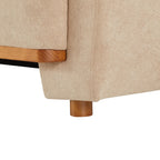 Modern Upholstered Velvet Sofa with Wood Frame - Nomad
