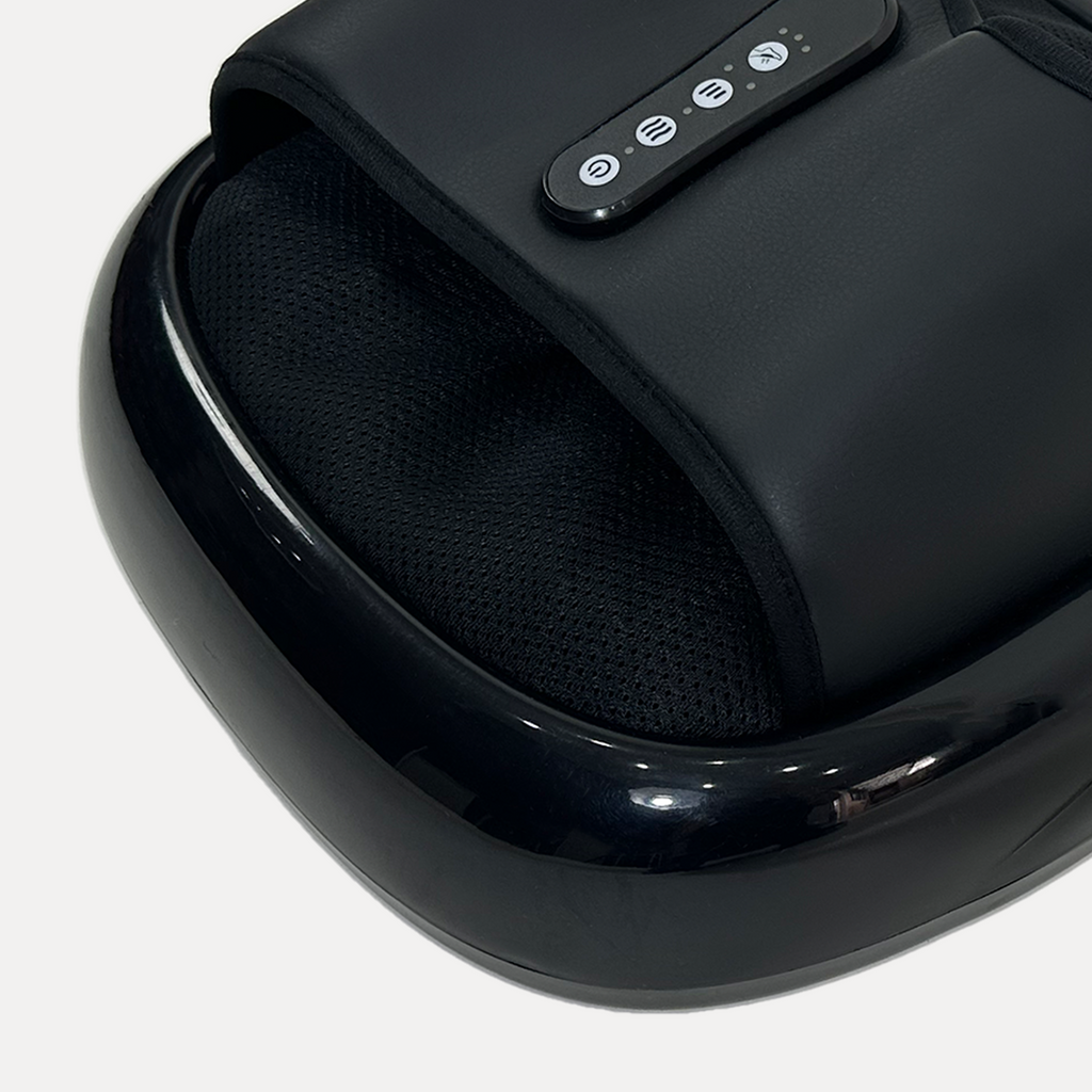 Heated Shiatsu Foot Massager with Air Compression - Black