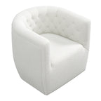 Ergonomic Design Swivel Chair with Tufted Accent - Multiple Colors