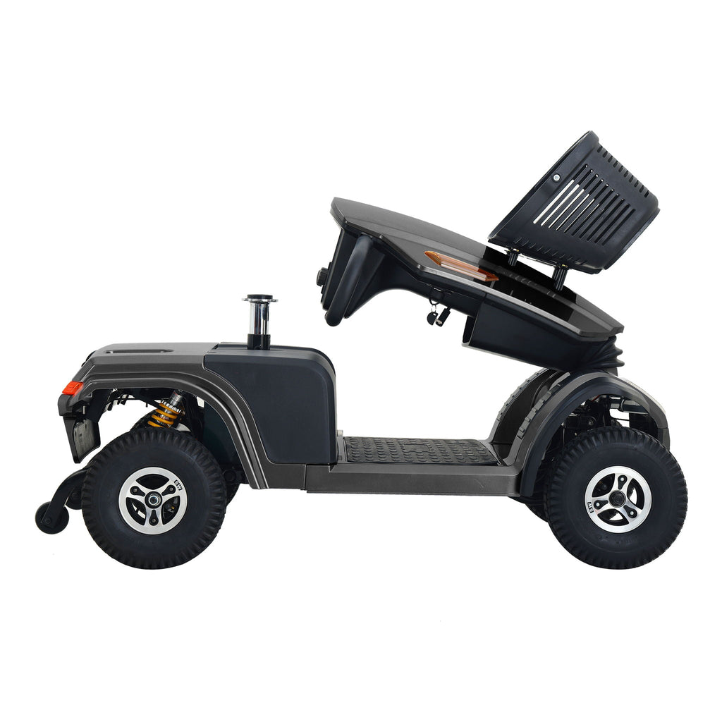 Heavy Duty Mobility Scooter with Long Range and Enhanced Safety - Red, Blue, Black, Gray