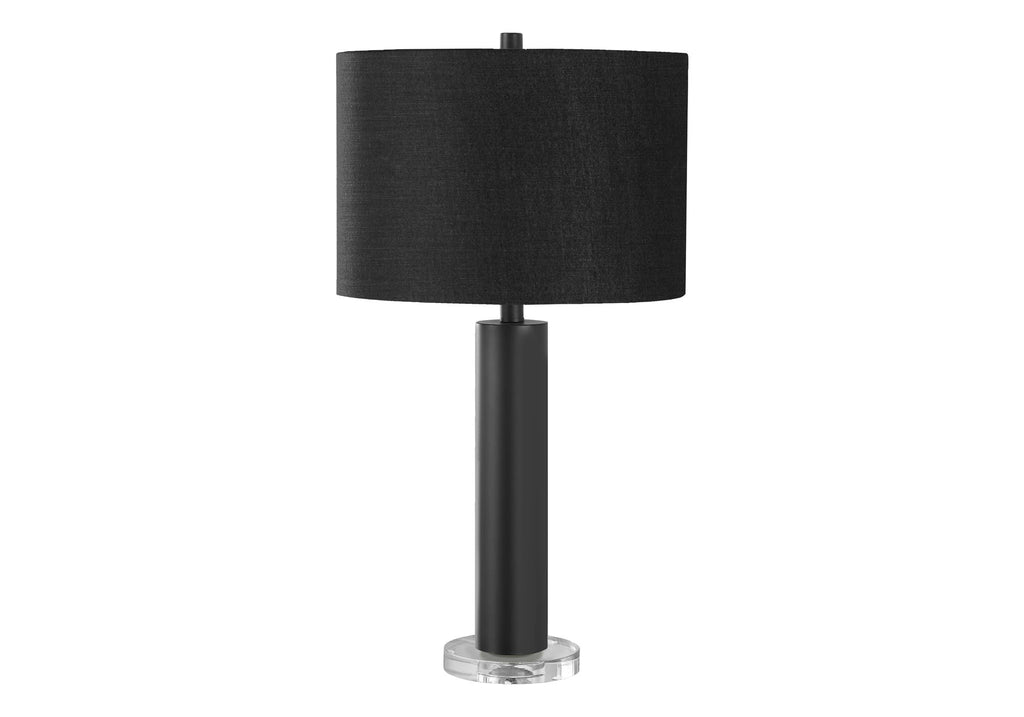Contemporary Table Lamp with Adjustable Lighting - Black or Gray