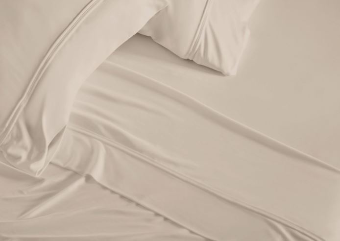 Dri-Tec Split Head Cal King Sheet Set with Moisture-Wicking - Beige