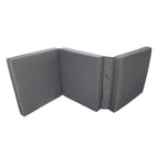 Gray Broadway Ian Chaise Lounge Cushion with Waterproof Fabric - Gray