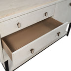 White Server With Base with Power Access - 60" W x 18" D x 37" H