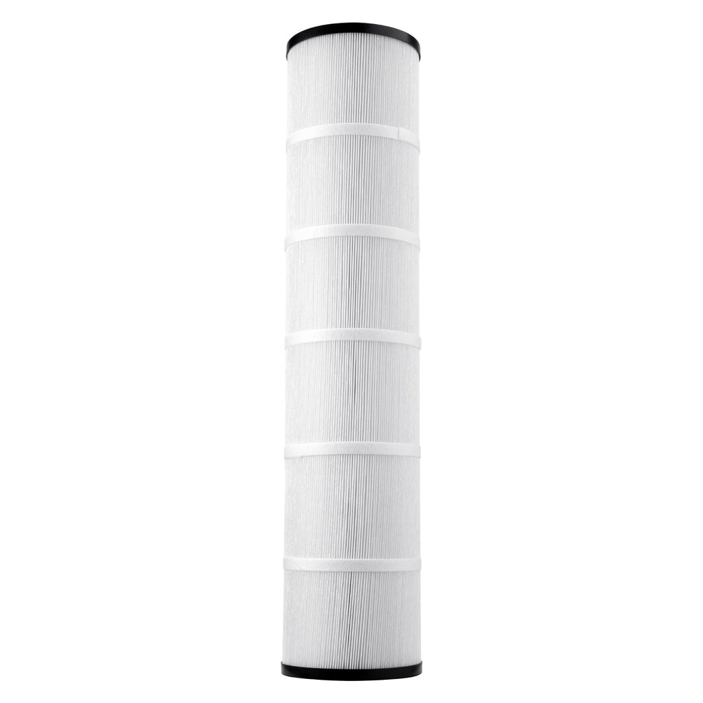 Hot Tub Spa Pool Filter Cartridge 4-Pack with Trilobal Fiber - Black