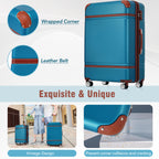 Hardshell Luggage Sets 4 Pieces with TSA Lock - Lightweight, Multiple Colors