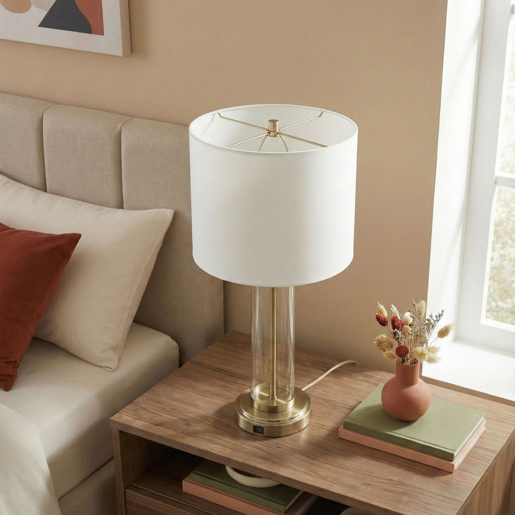 Luna Table Lamp With On/Off Switch