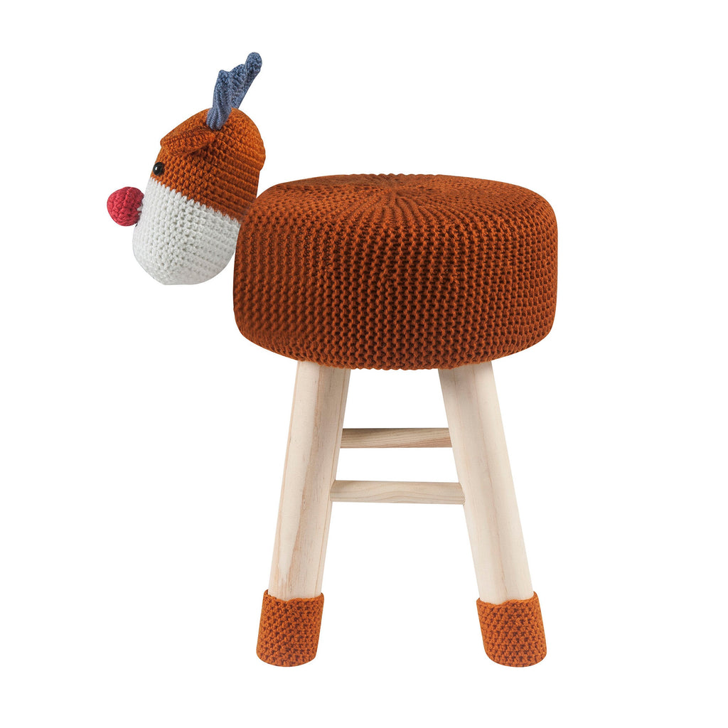 Animal Ottoman Stool - Cute Deer Design for Kids