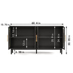 Decorative Cabinet with 4 Doors