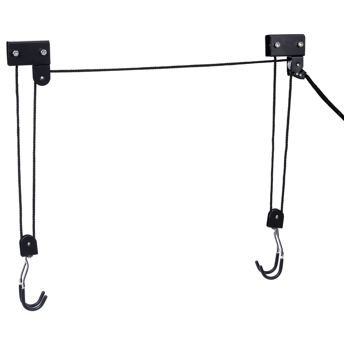 Kayak Hoist Garage Storage Canoe Lift with 125 lb Capacity - Steel