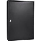 Adjustable Key Cabinet with Lock - Multiple Sizes, Gray or Black