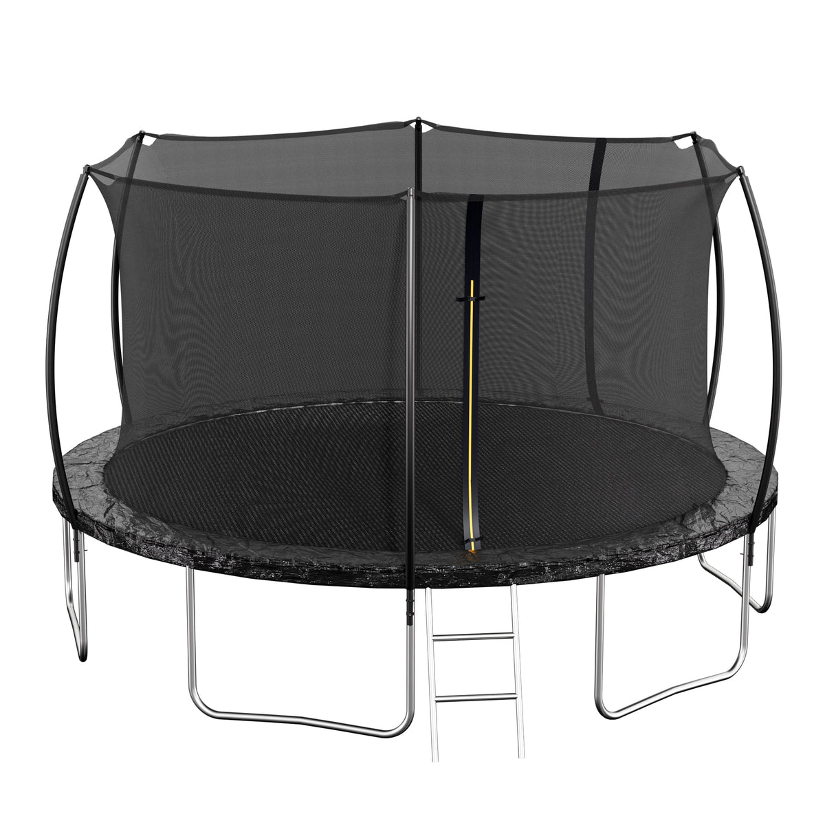 14FT Trampoline with Safety Enclosure Net – Steel Frame