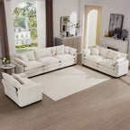 Oversized Deep-Seat Fabric Sofa & Chair Sets