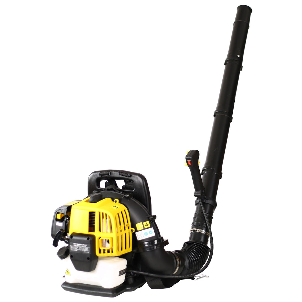 EPA Compliant Gasoline Leaf Blower with 52cc 2-Stroke Engine - Orange