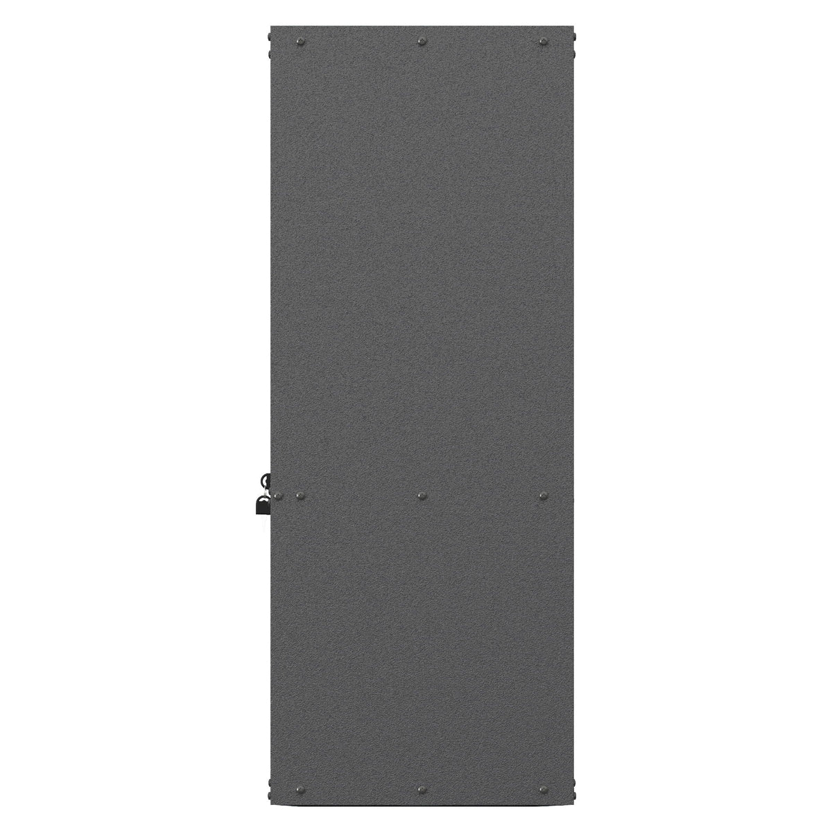 Metal Wall Mounted Tool Storage Cabinet with Locking Door - Gray