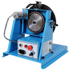 Portable Rotary Welding Positioner with 3 Jaw Lathe Chuck - Blue