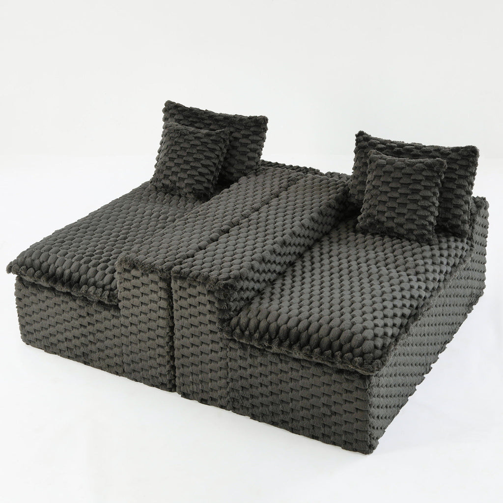 Multifunctional Sofa with Adjustable Layout - Multiple Colors