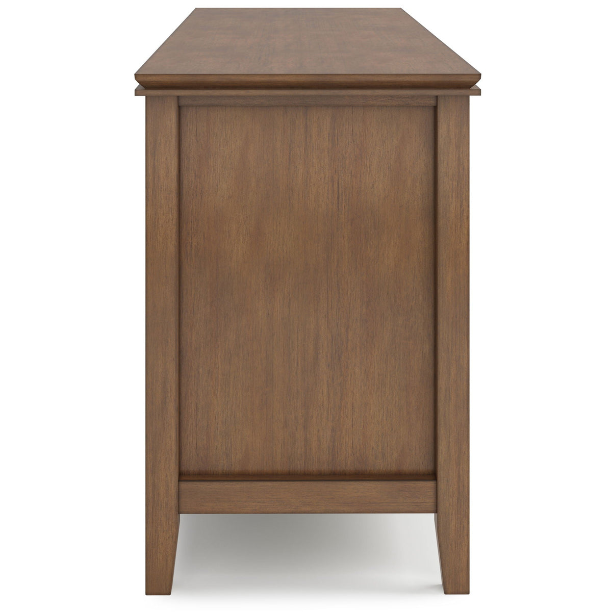 Rustic Natural Aged Brown TV Media Stand with Ample Storage - 72" Wide