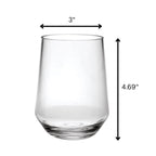 Unbreakable Wine Glasses with 17oz Capacity - Clear (Set of 4)