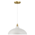 Astral Single Light Pendant Lamp For Entrance Kitchen Island - Gold / White