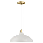 Astral Single Light Pendant Lamp For Entrance Kitchen Island - Gold / White