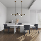Conrad Dining Chair Set of 2 with Metal Frame - Multiple Colors