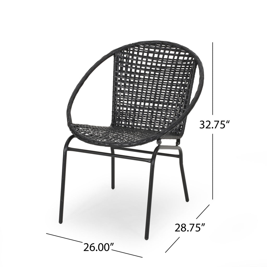 Java Chair with Comfortable Design - Black