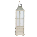 Wooden Candle Lantern Decorative - Ivory