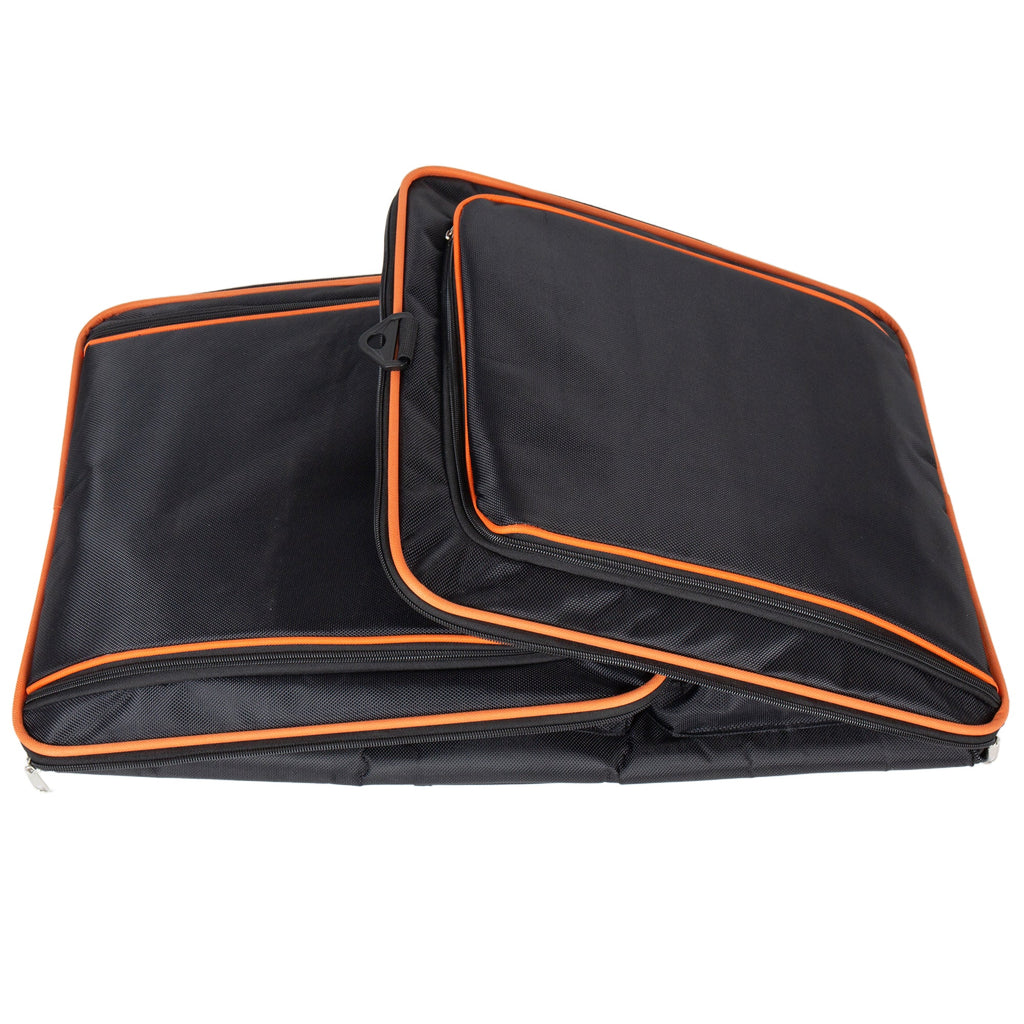 2 in 1 Large Cat Carrier with Rolling Wheels and Expandable Design - Black