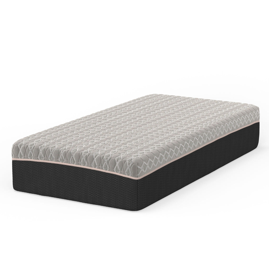 Copper Hybrid Mattress with Cooling Memory Foam and Supportive Coil System - Gray