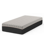 Copper Hybrid Mattress with Cooling Memory Foam and Supportive Coil System - Gray