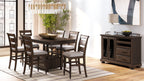 Upholstered Seat Ladderback Side Chair Set with Comfortable Cushions - Coffee